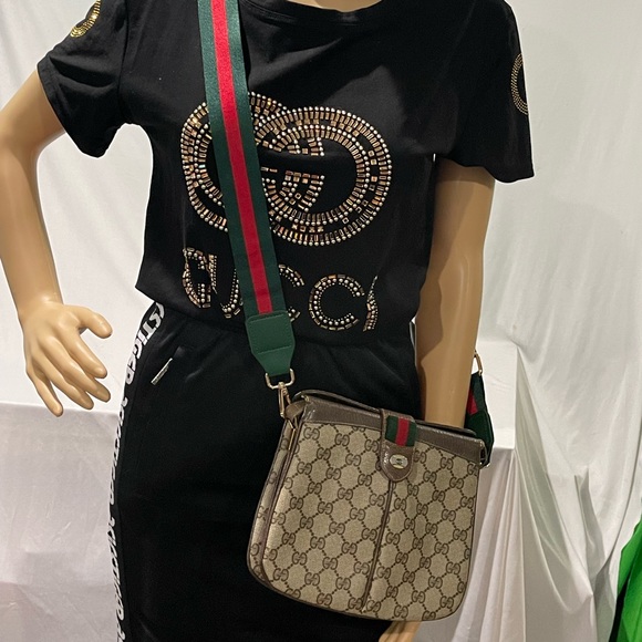 Gucci Bags Vintage Gucci Shoulder Crossbody Bag Brown Poshmark
